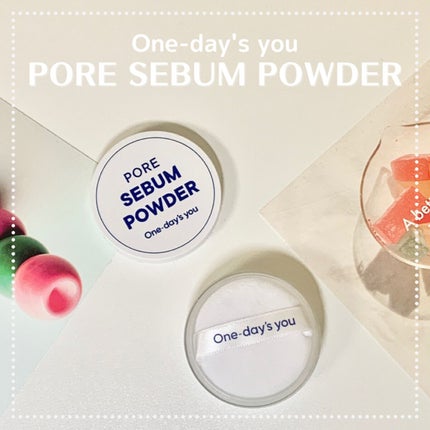 ポアセバムパウダー/One-day's you/ルースパウダーを使ったクチコミ(1枚目)