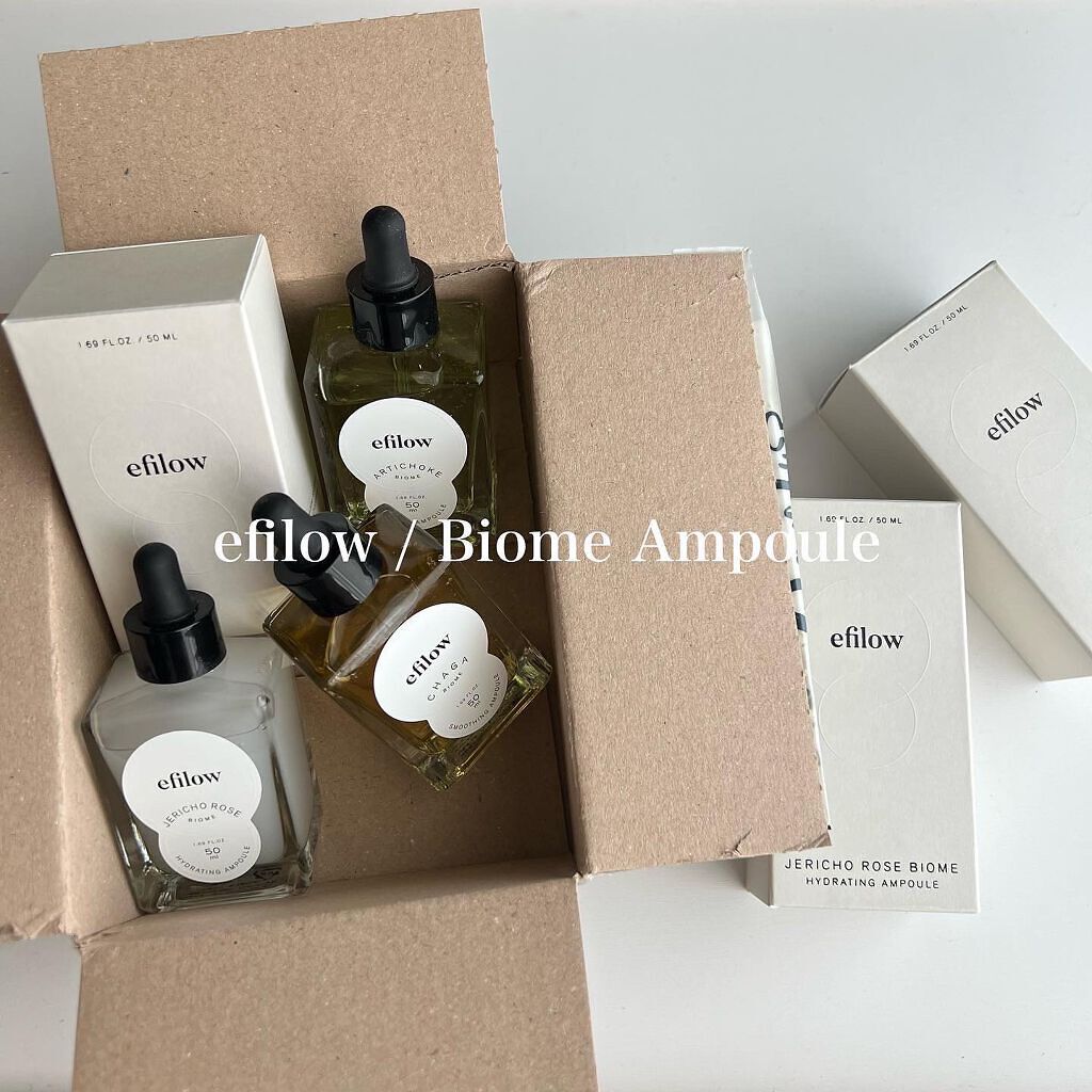 鎮静ケア アーティチョークバイオームアンプル/efilow/美容液を使ったクチコミ（1枚目）