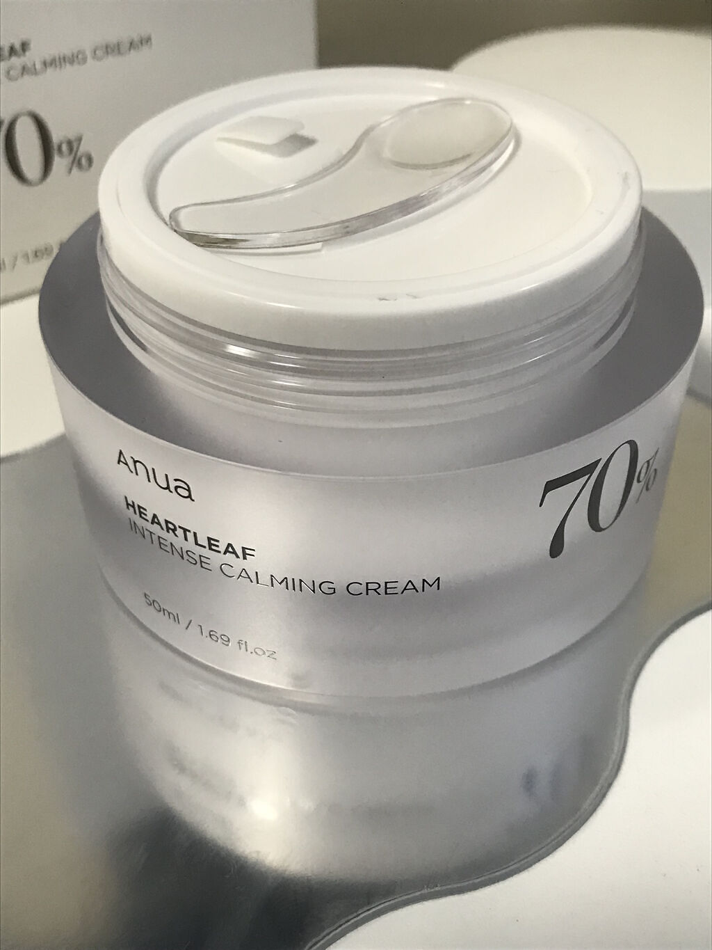 ドクダミ 70 インテンスカーミングクリーム/Anua/フェイスクリームを使ったクチコミ（2枚目）