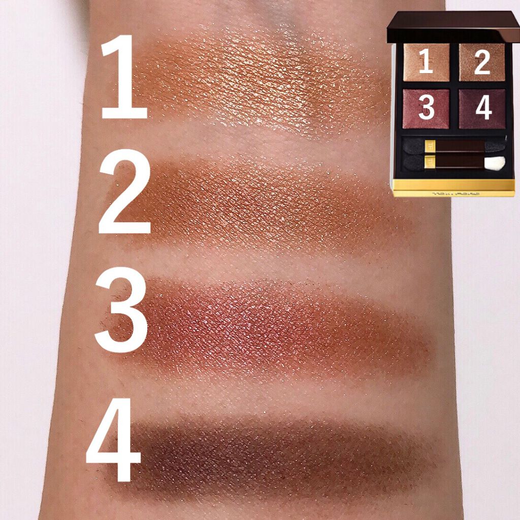 アイ カラー クォード/TOM FORD BEAUTY/アイシャドウパレットを使ったクチコミ（2枚目）