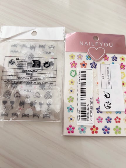 ネイルシール/SHEIN/ネイルシールを使ったクチコミ(4枚目)