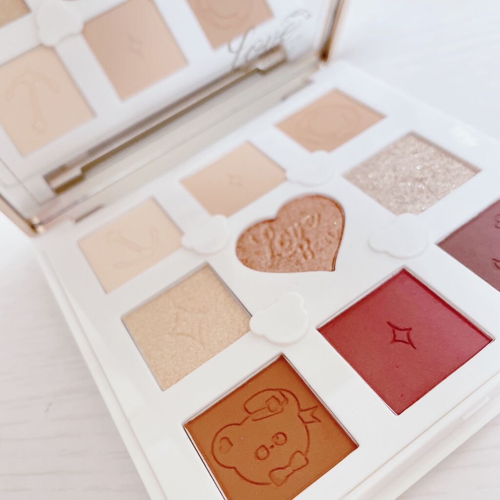 Love Bear 9色 アイシャドウパレット/FlowerKnows/アイシャドウパレットを使ったクチコミ（1枚目）