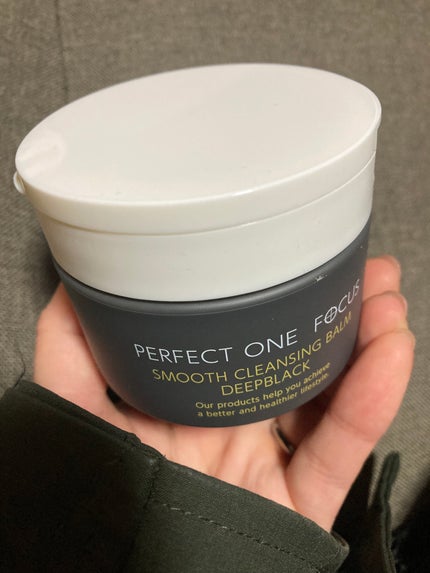 パーフェクトワンフォーカス スムースクレンジングバーム ディープブラック/PERFECT ONE  FOCUS/クレンジングバームを使ったクチコミ(1枚目)