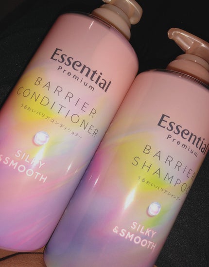エッセンシャルプレミアム バリアシャンプー・コンディショナー シルキー&スムース/エッセンシャル/市販シャンプーを使ったクチコミ(1枚目)