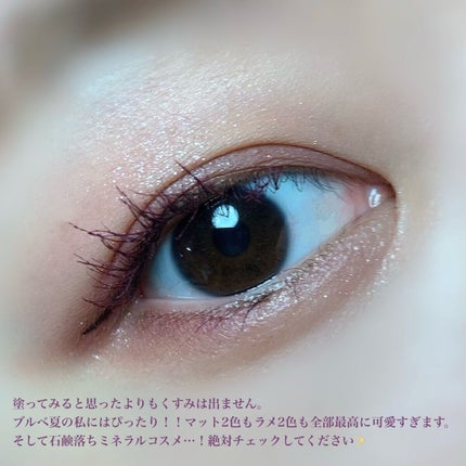 ミネラルクラッシィシャドー/エトヴォス/アイシャドウパレットを使ったクチコミ(4枚目)
