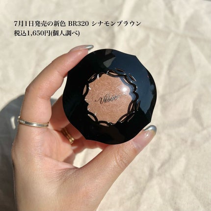 フォギーオンチークス N BR320 シナモンブラウン/Visée/パウダーチークを使ったクチコミ(2枚目)