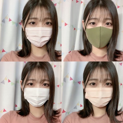 小顔に見えるマスク/DAISO/マスクを使ったクチコミ(2枚目)