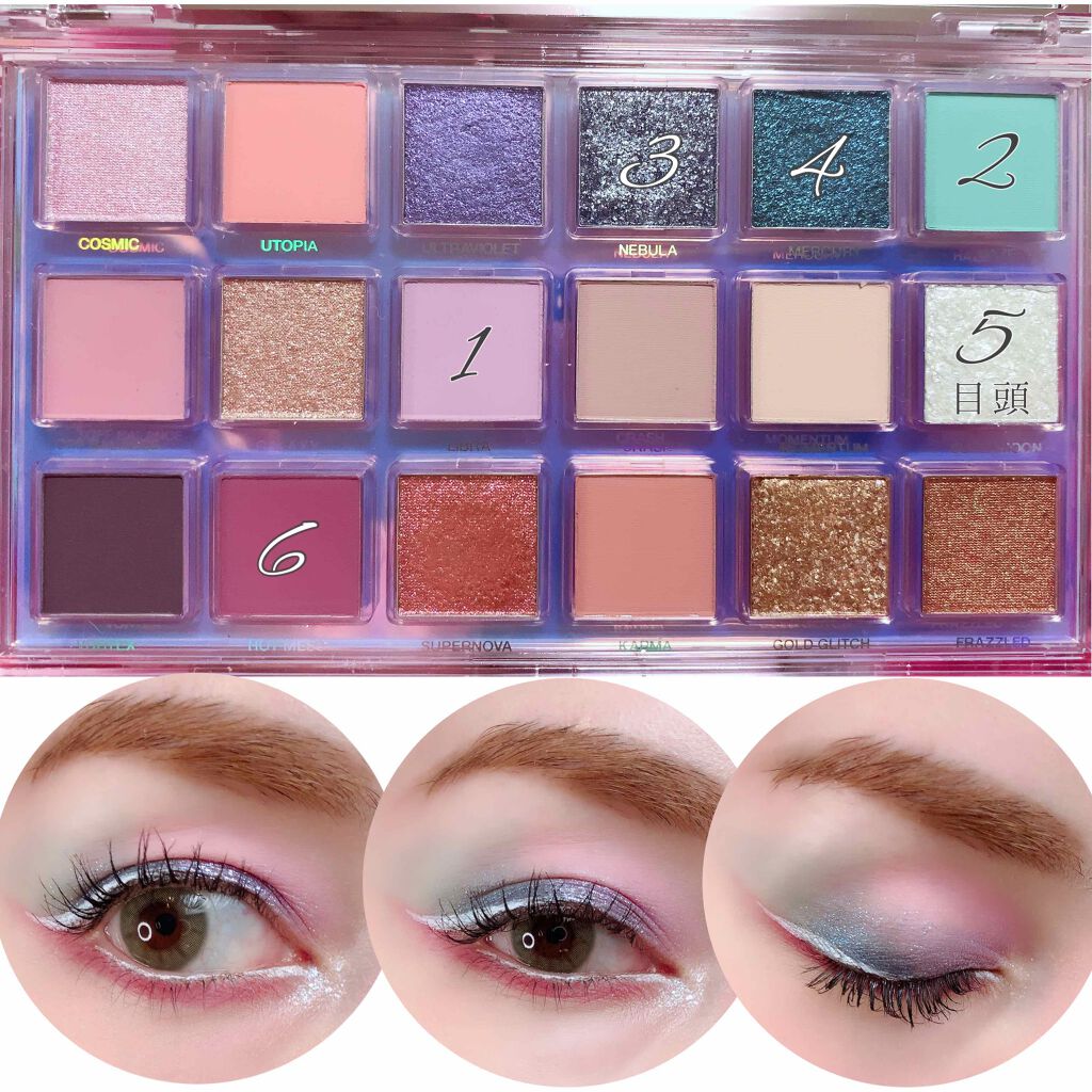 MERCURY RETROGRADE/Huda Beauty/アイシャドウパレットを使ったクチコミ(3枚目)