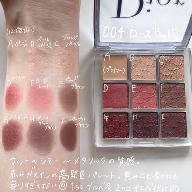 ディオール バックステージ アイ パレット 004 ローズウッド / Dior ...