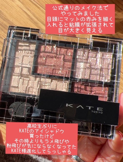 バーチャルアイズメイカー/KATE/アイシャドウパレットを使ったクチコミ(9枚目)