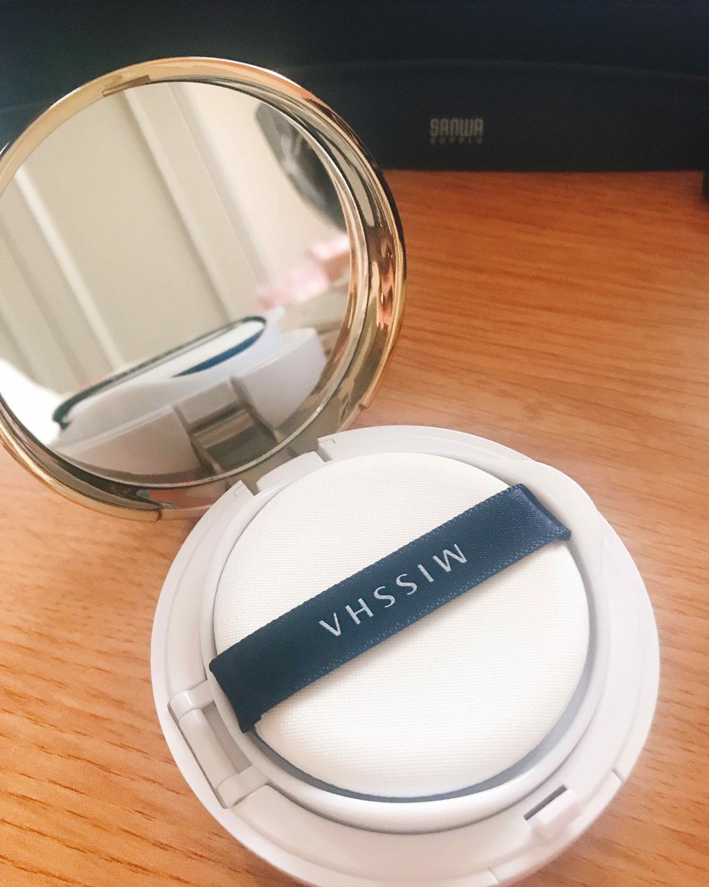 M クッション ファンデーション(モイスチャー)/MISSHA/クッションファンデーションを使ったクチコミ（2枚目）