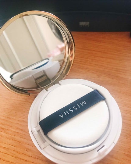 M クッション ファンデーション(モイスチャー)/MISSHA/クッションファンデーションを使ったクチコミ(2枚目)