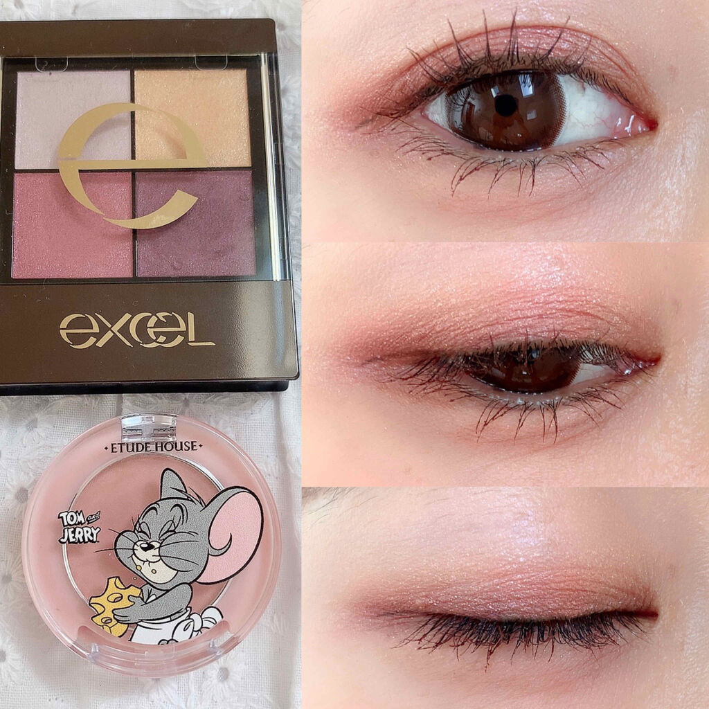 リアルクローズシャドウ/excel/アイシャドウパレットを使ったクチコミ（1枚目）