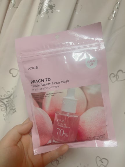 桃70%ナイアシンシートマスク/Anua/シートマスク・パックを使ったクチコミ(1枚目)