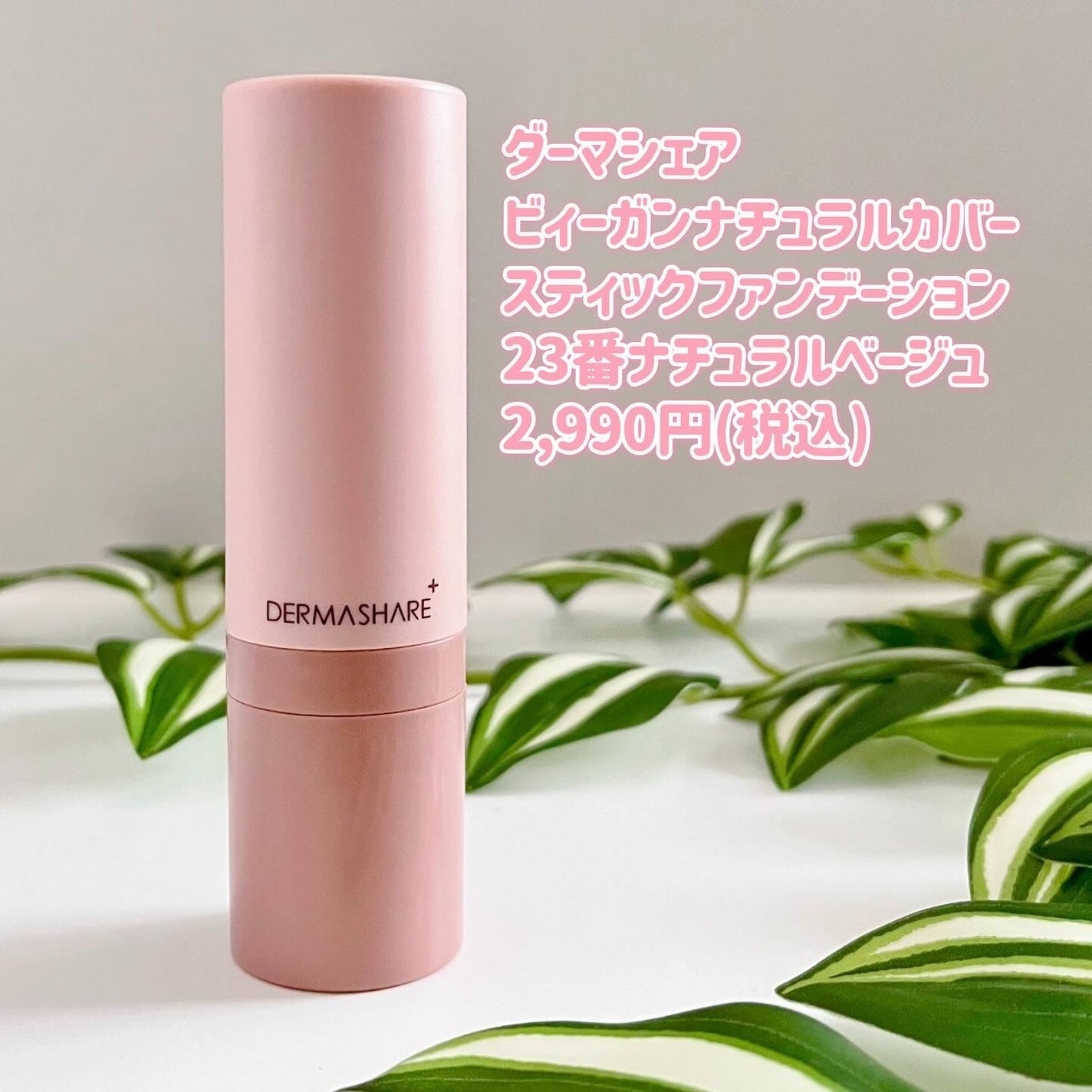 ヴィーガンナチュラルカバースティックファンデーション/DERMASHARE/その他ファンデーションを使ったクチコミ(9枚目)