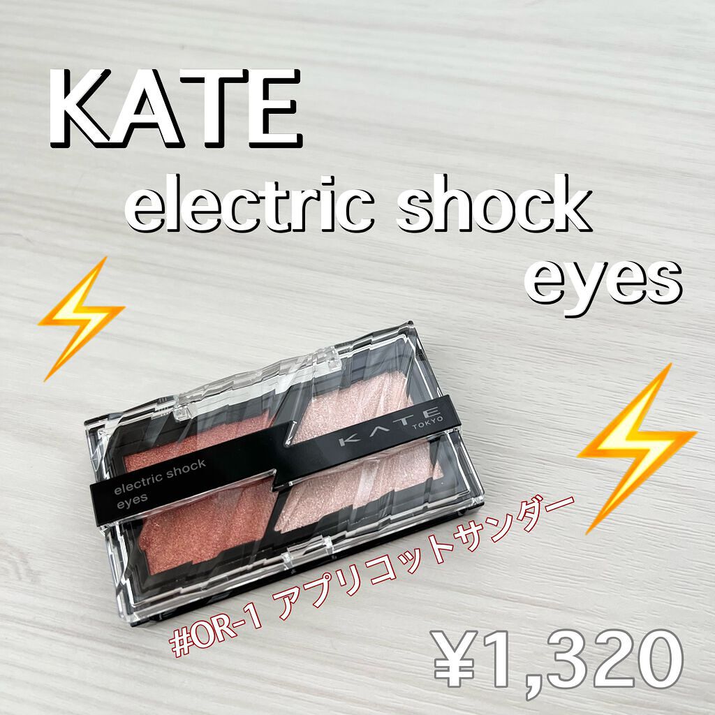 エレクトリックショックアイズ /KATE/アイシャドウパレットを使ったクチコミ(1枚目)