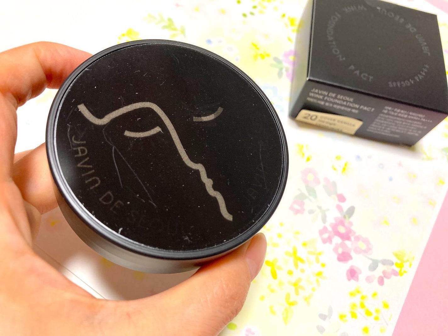 ジャビンドゥソウル ウインクファンデーションパクト/Javin De Seoul/クッションファンデーションを使ったクチコミ(3枚目)