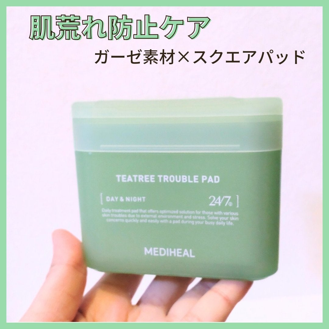 ティーツリー トラブルパッド/MEDIHEAL/トナーパッドを使ったクチコミ(1枚目)