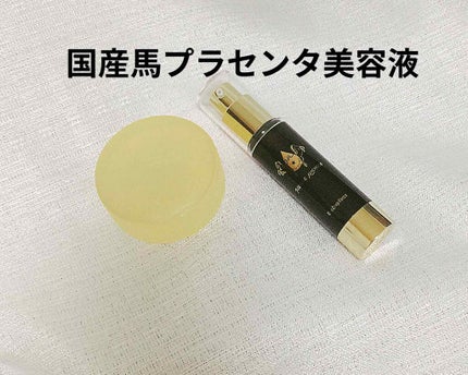 プレミアム馬プラセンタ*馬油石けん(*保湿成分)/Horse Richest/洗顔石鹸を使ったクチコミ(1枚目)