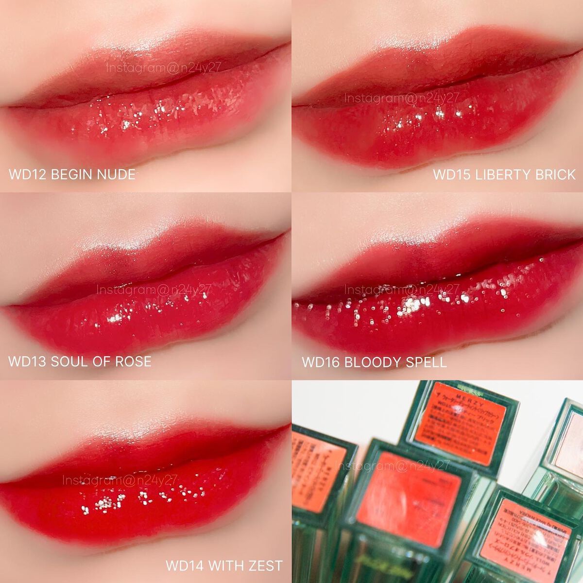 ザ ウォータリーデューティント/MERZY/リップティントを使ったクチコミ（2枚目）