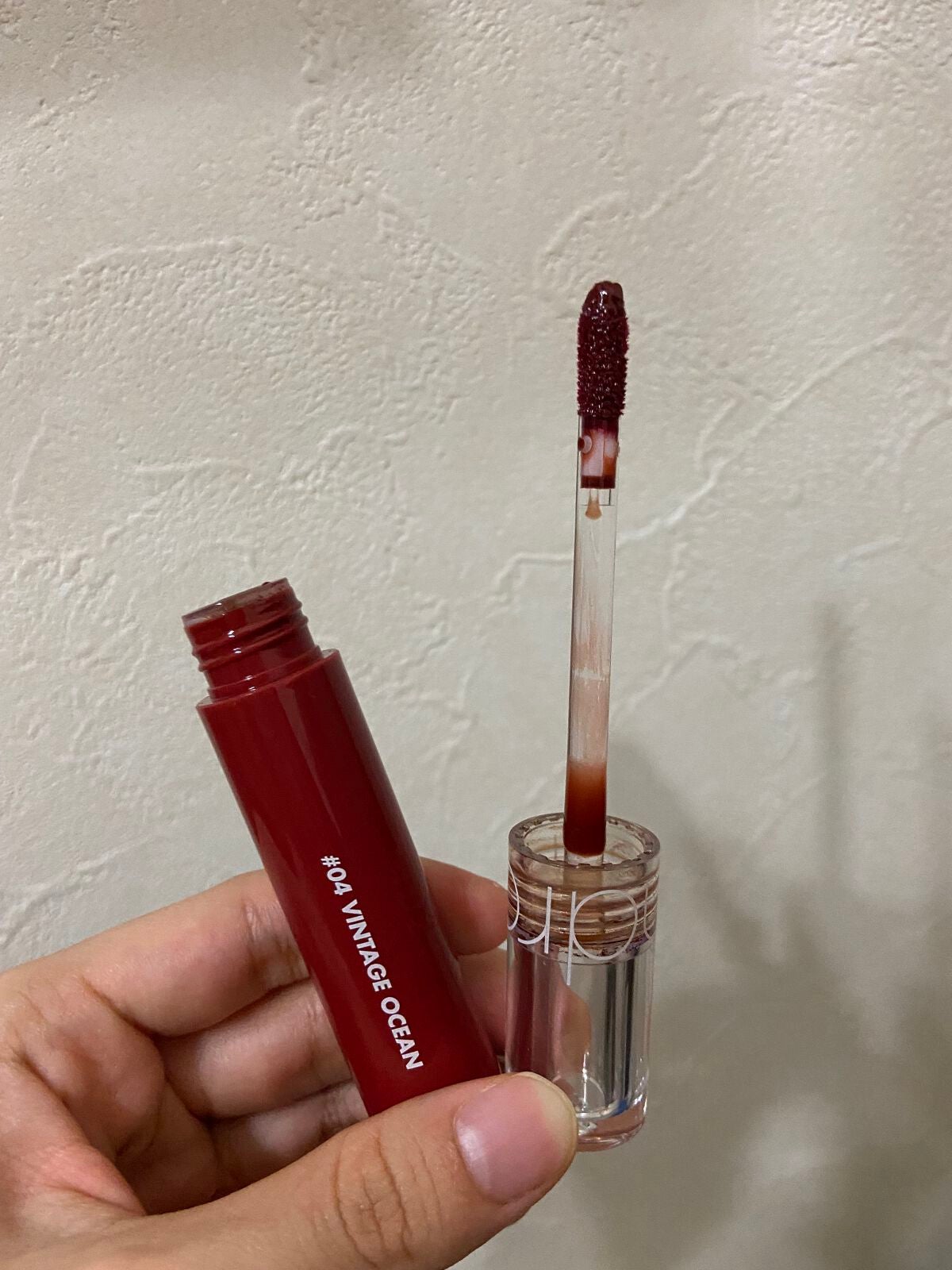 グラスティングウォーターティント/rom&nd/リップティントを使ったクチコミ(1枚目)