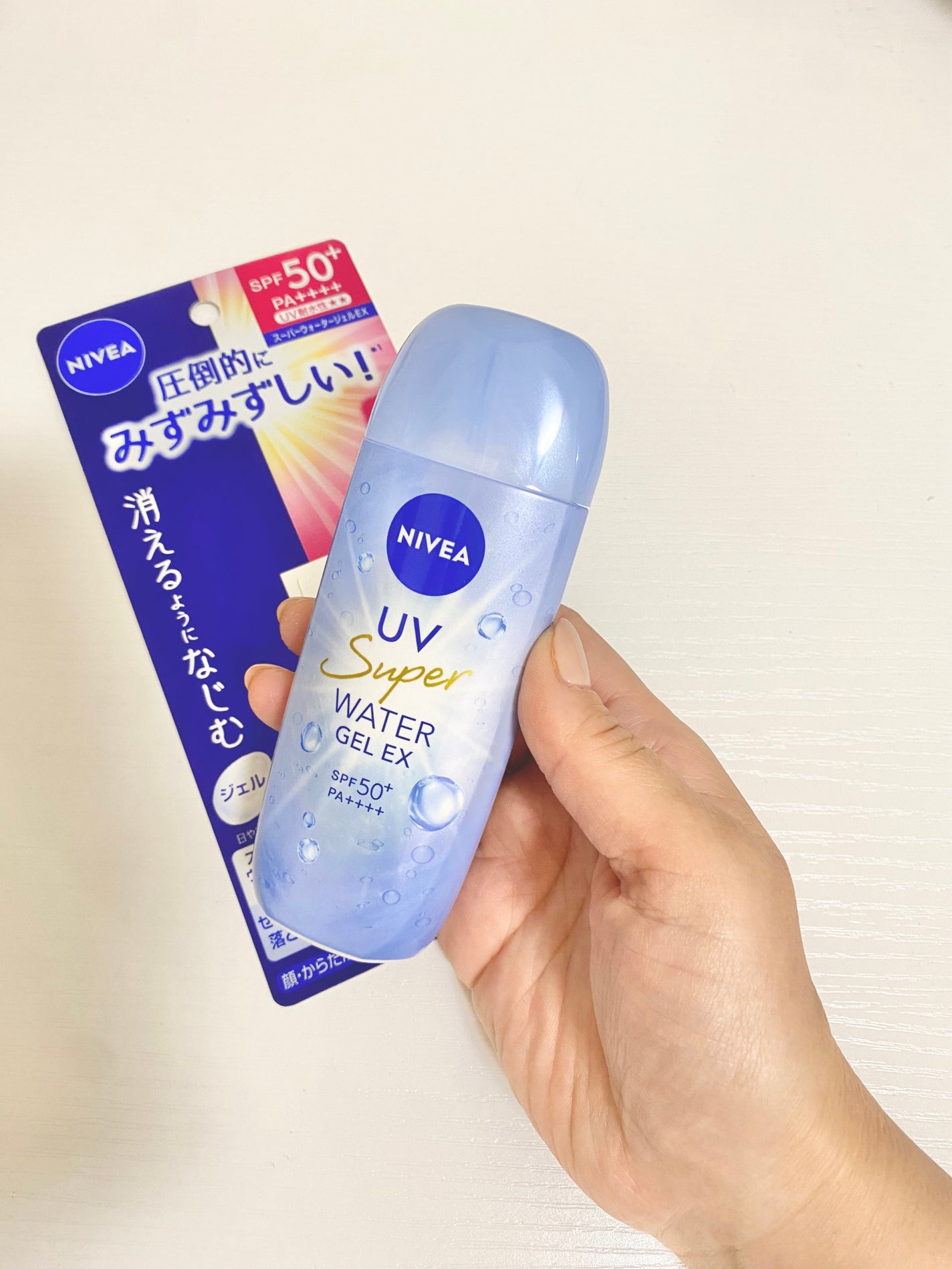 ニベアUV ウォータージェルEX/ニベア/日焼け止めジェルを使ったクチコミ(1枚目)