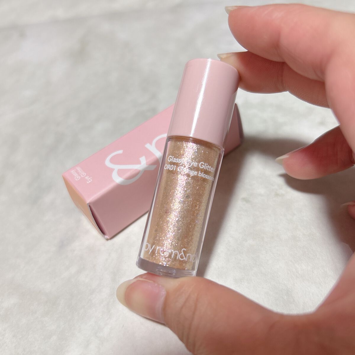 アンドバイロムアンド グラッシーアイグリッター/&nd by rom&nd/グリッターを使ったクチコミ(2枚目)