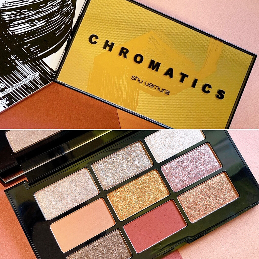 shu uemura CHROMATICS バロックゴールドアイシャドウパレット 限定色レビュー】クロマティックス バロック ゴールド｜shu