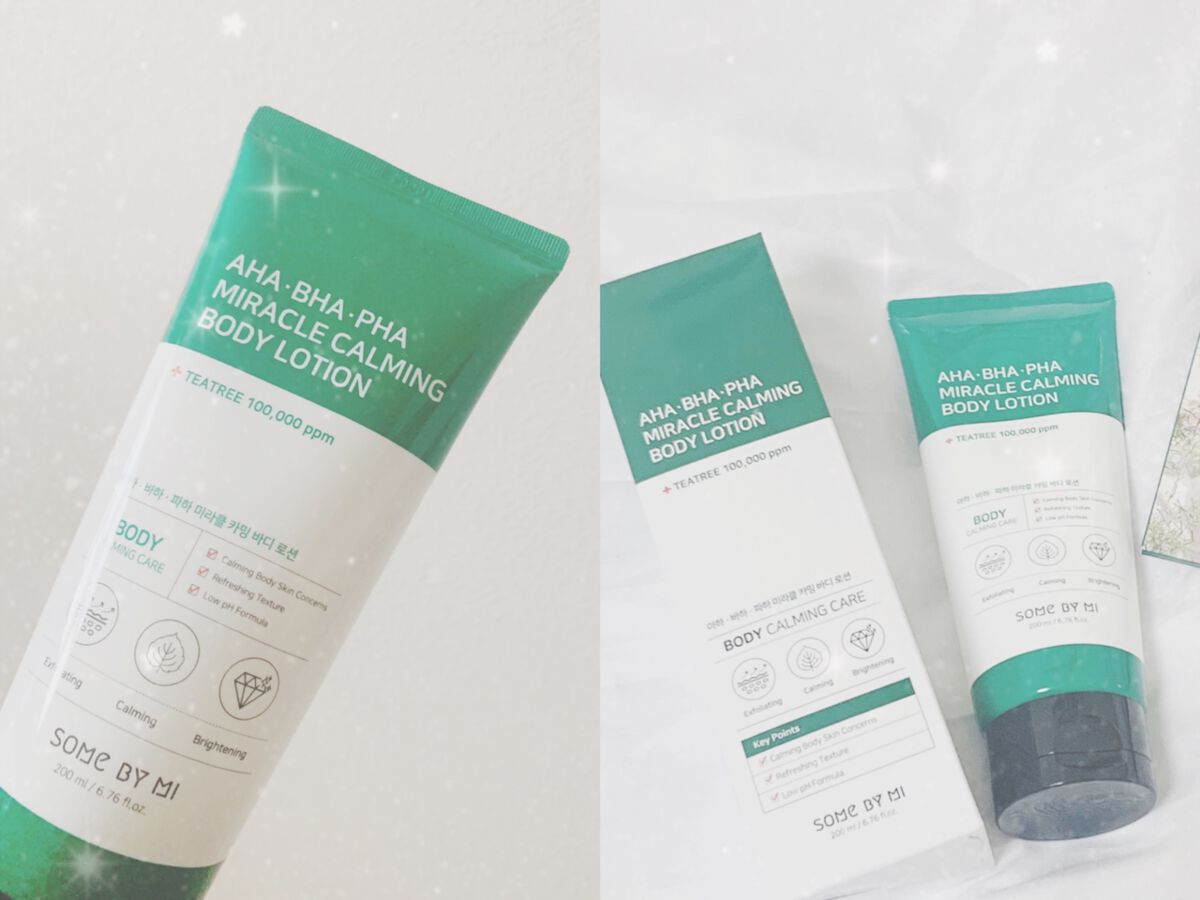 AHA.BHA.PHAミラクルカーミングボディローション /SOME BY MI/ボディローションを使ったクチコミ（2枚目）
