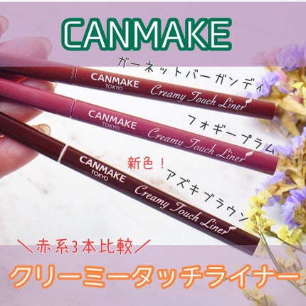 クリーミータッチライナー/キャンメイク/ジェルアイライナーを使ったクチコミ(1枚目)