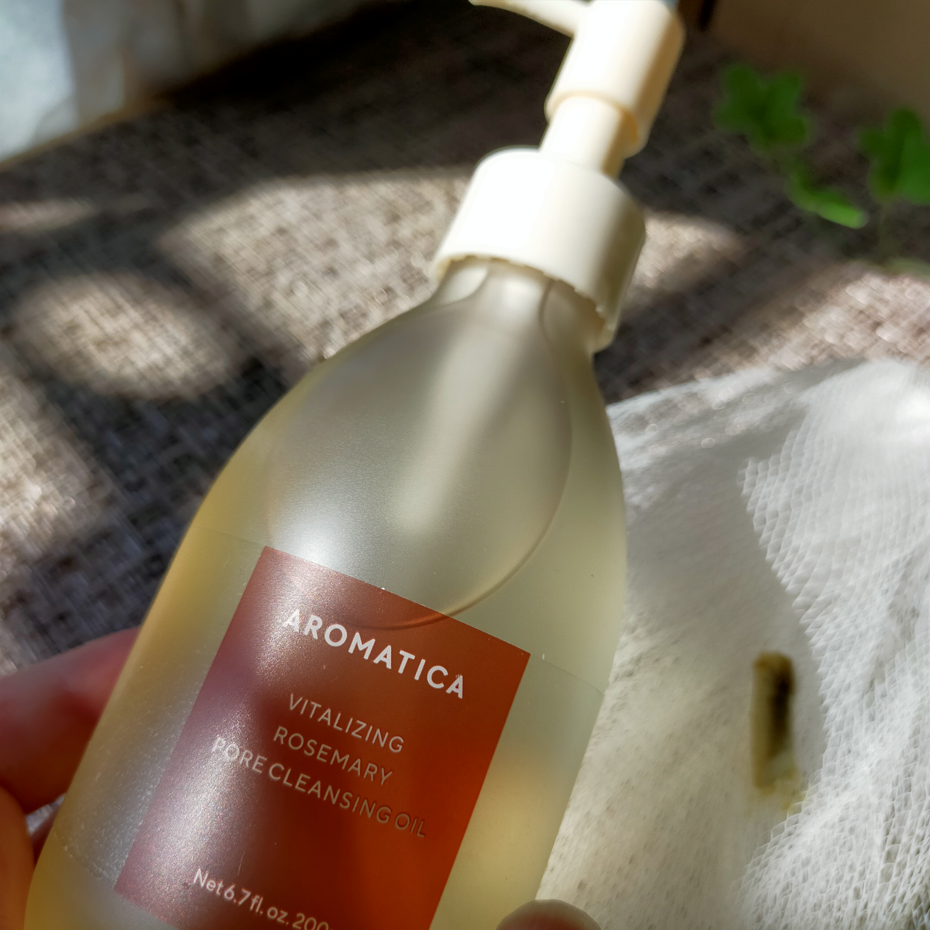 ローズマリークレンジングオイル/AROMATICA/オイルクレンジングを使ったクチコミ（1枚目）