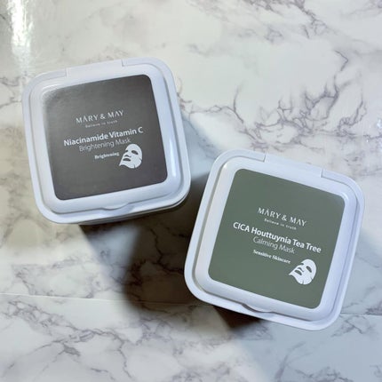 シカドクダミ+ティーツリーカーミングマスク/MARY&MAY/シートマスク・パックを使ったクチコミ(2枚目)