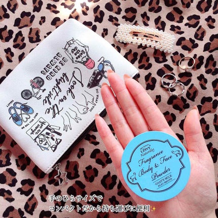 フレグランス ボディ&フェイスパウダー ゴートミルク/Leivy/ルースパウダーを使ったクチコミ(2枚目)