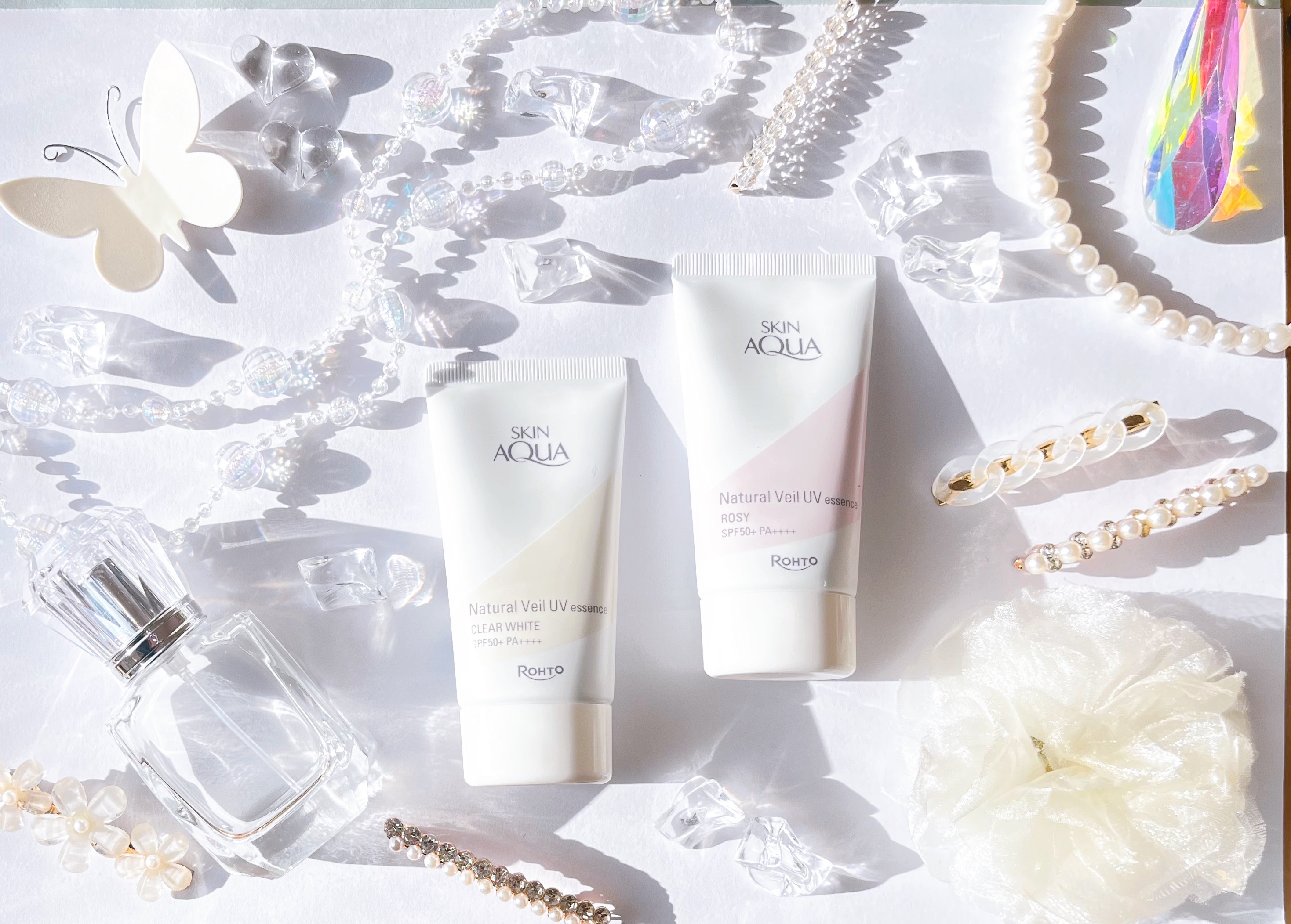 スーパーモイスチャーUVライトアップエッセンス/スキンアクア/日焼け止めローションを使ったクチコミ（1枚目）