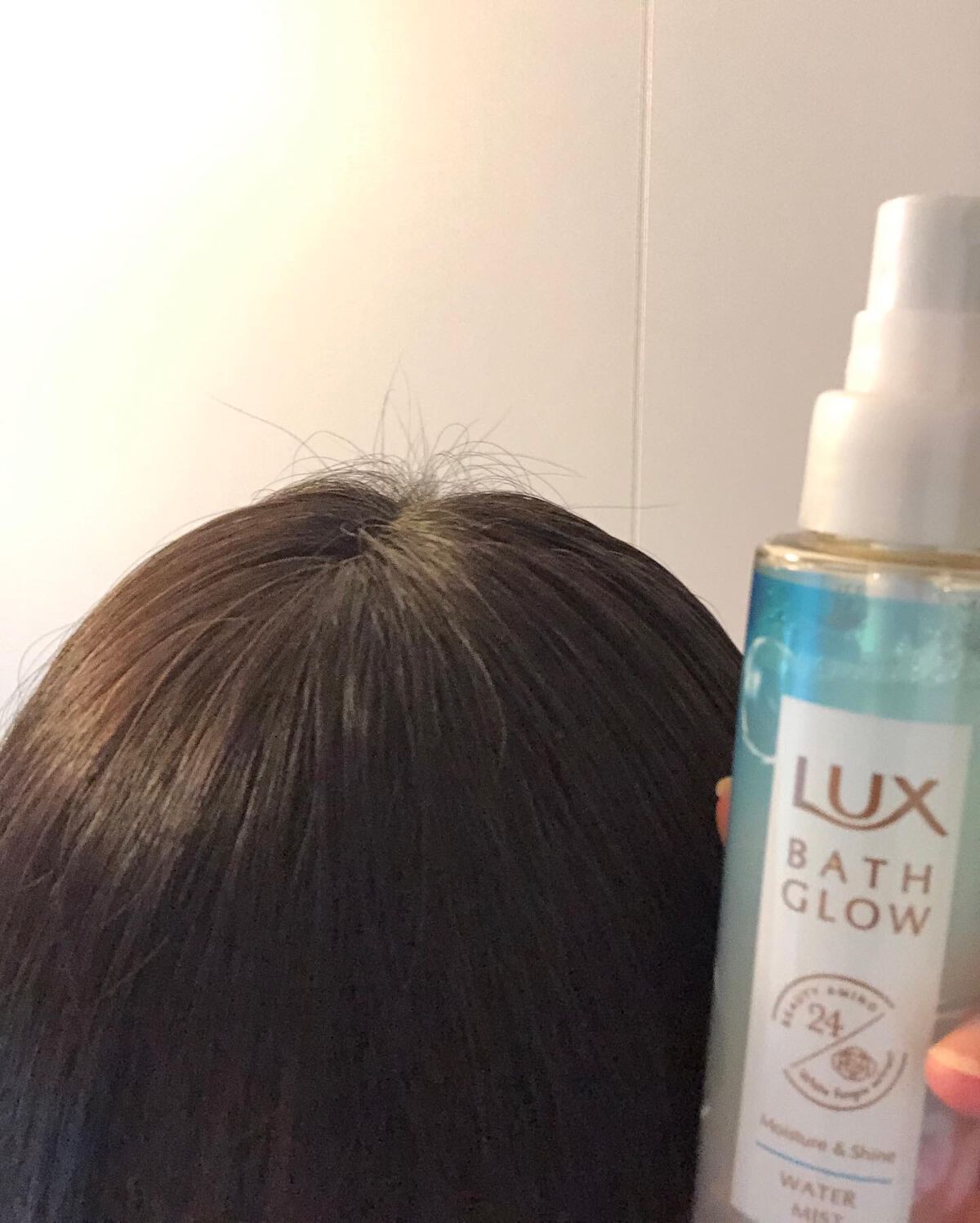 LUX バスグロウ モイスチャー&シャイン ウォーターミストのクチコミ「ラックスバスグロウ
モイスチャー&シャインのウォーターミストを使用させていただきました

可愛.....」（3枚目）