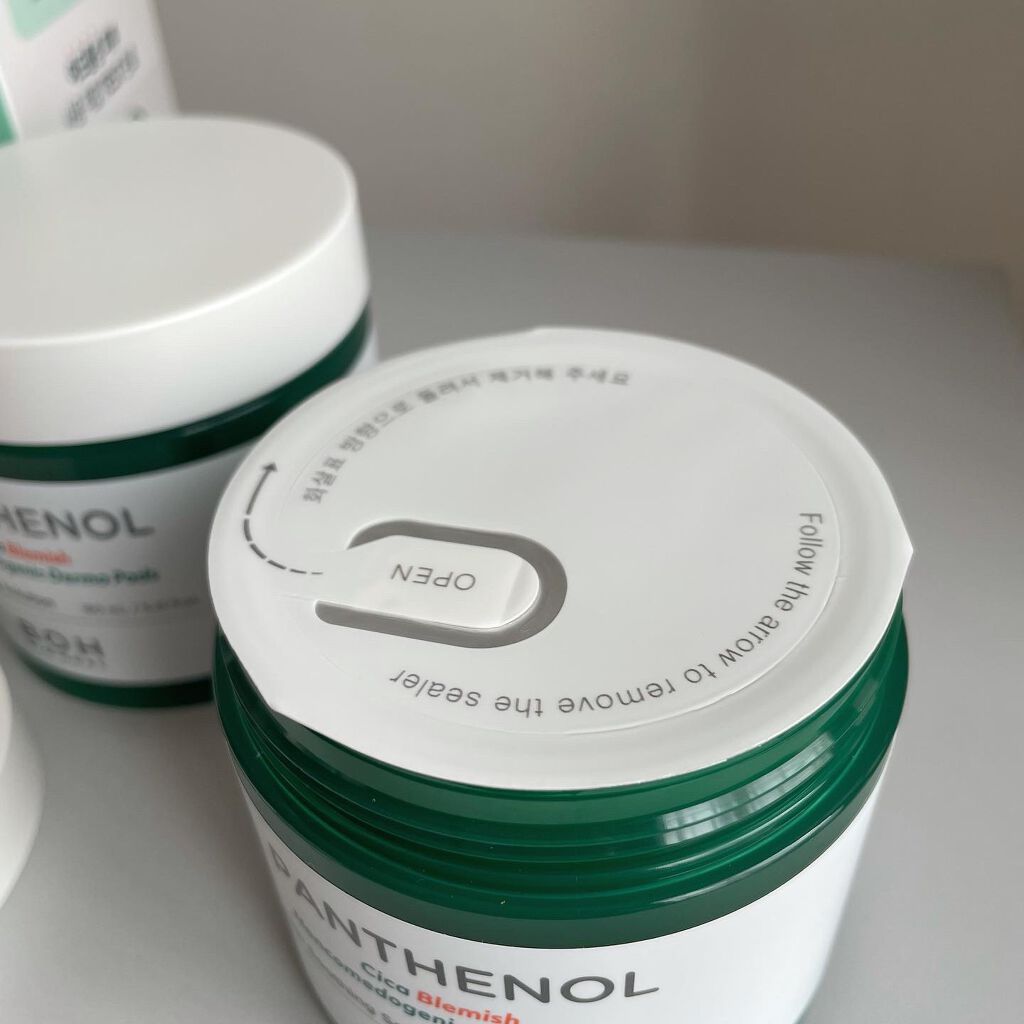 パンテノールシカブラミッシュノンコメドパッド/BIOHEAL BOH/トナーパッドを使ったクチコミ（2枚目）