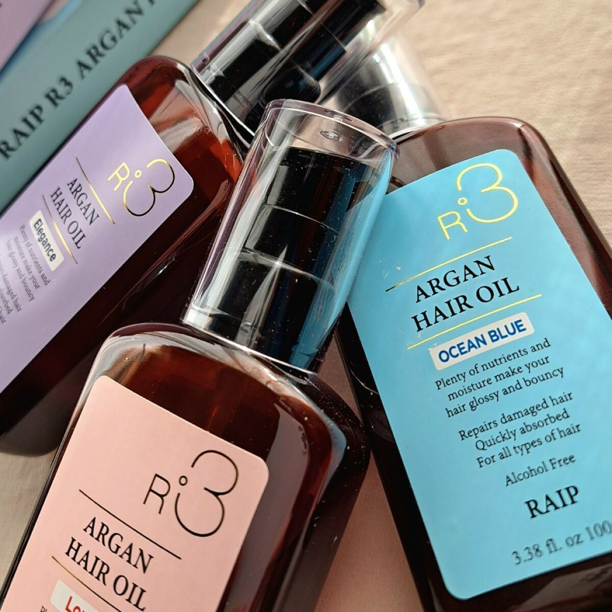 ライプ R3 アルガン ヘアオイル/RAIP/ヘアオイルを使ったクチコミ(1枚目)