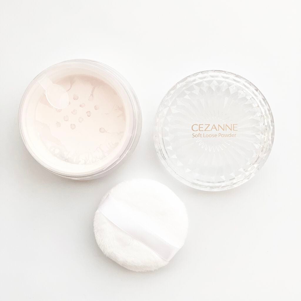 うるふわ仕上げパウダー/CEZANNE/ルースパウダーを使ったクチコミ(2枚目)