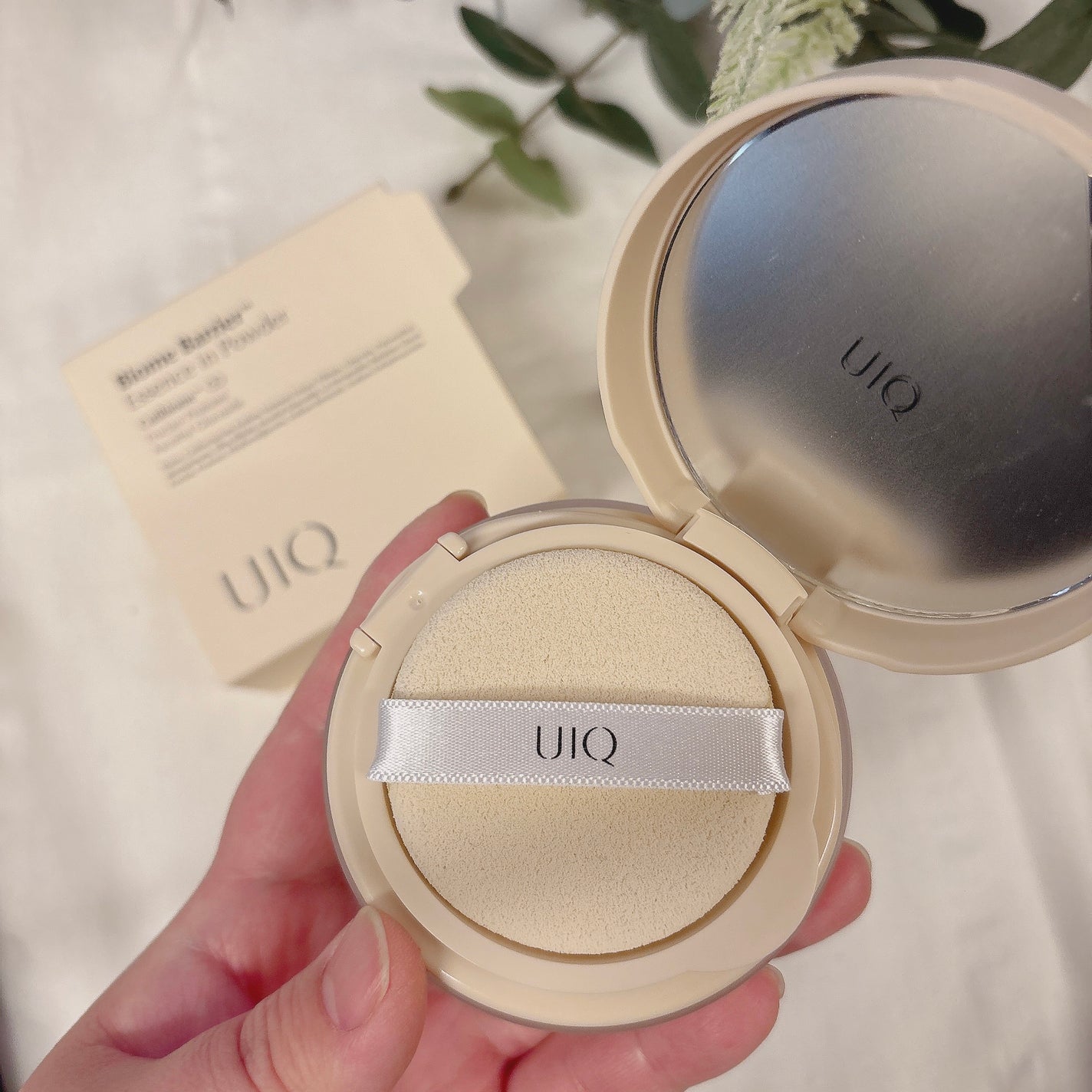 バイオムバリアエッセンスインパウダー/UIQ/ルースパウダーを使ったクチコミ(2枚目)