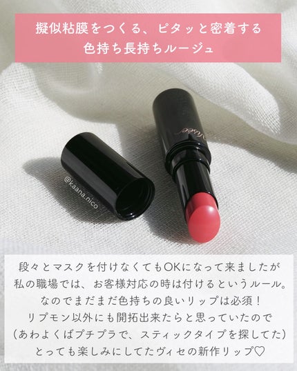 ネンマクフェイク ルージュ/Visée/口紅を使ったクチコミ(2枚目)