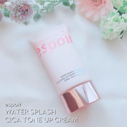 ウォータースプラッシュシカトーンアップクリーム/espoir/化粧下地を使ったクチコミ(1枚目)