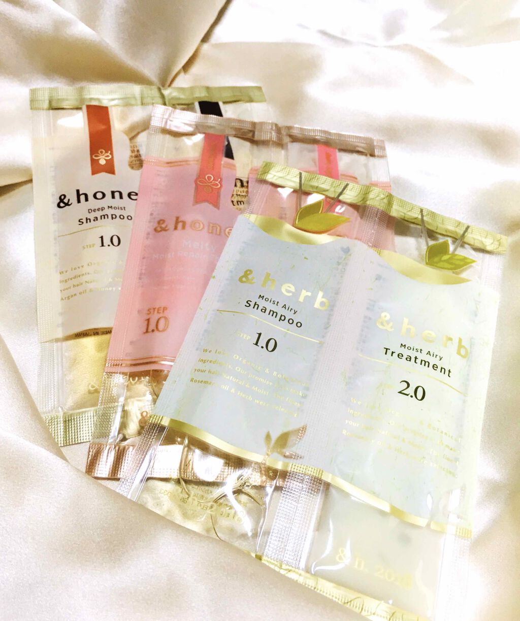 ディープモイスト シャンプー1.0/ヘアトリートメント2.0/&honey/市販シャンプーを使ったクチコミ(1枚目)