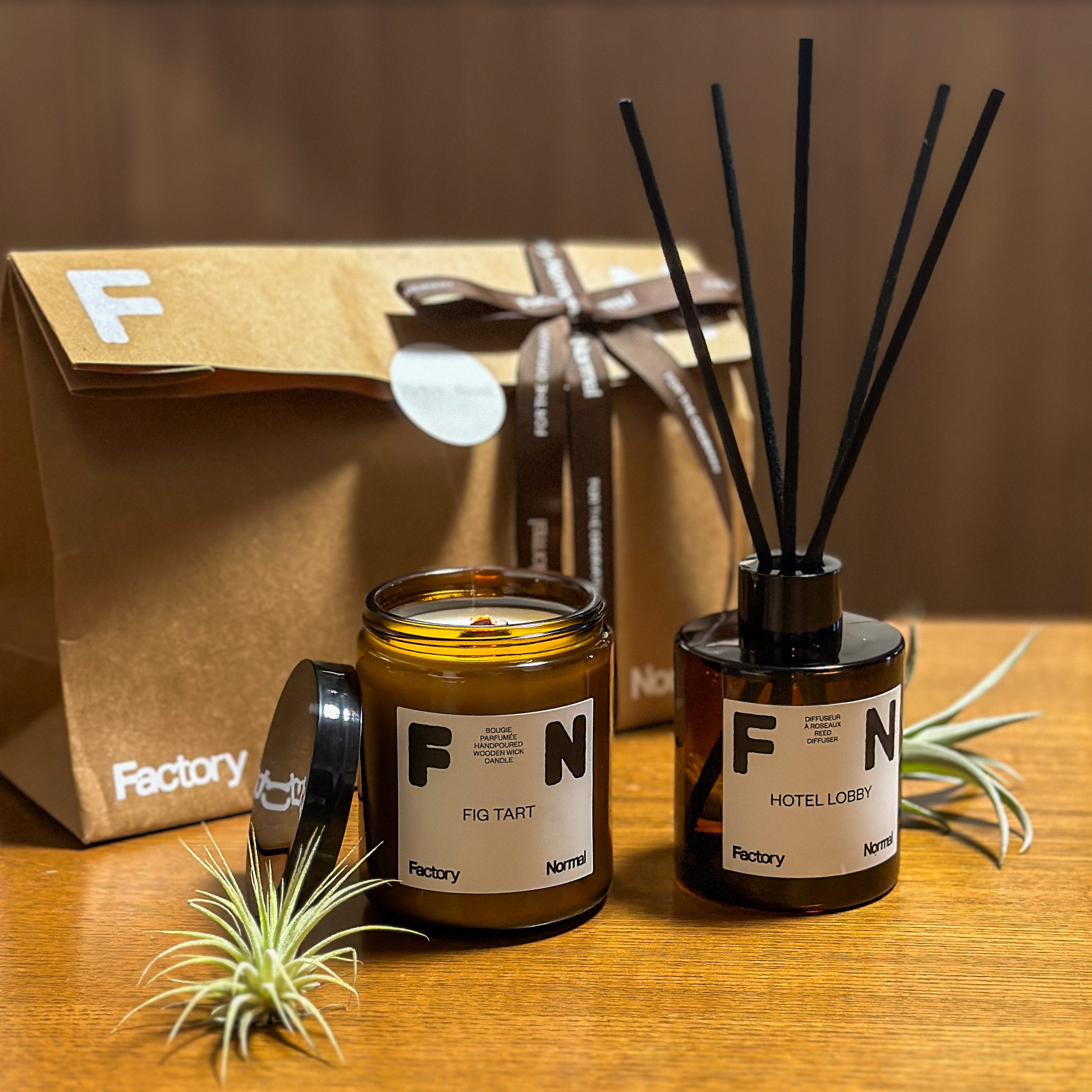 Factory Normal 茶色い瓶 ウッド芯 キャンドル - Fig Tartのクチコミ「Factory Normal様よりいただきました

#PR 

🕯️ウッドキャンドル
Fig .....」（1枚目）