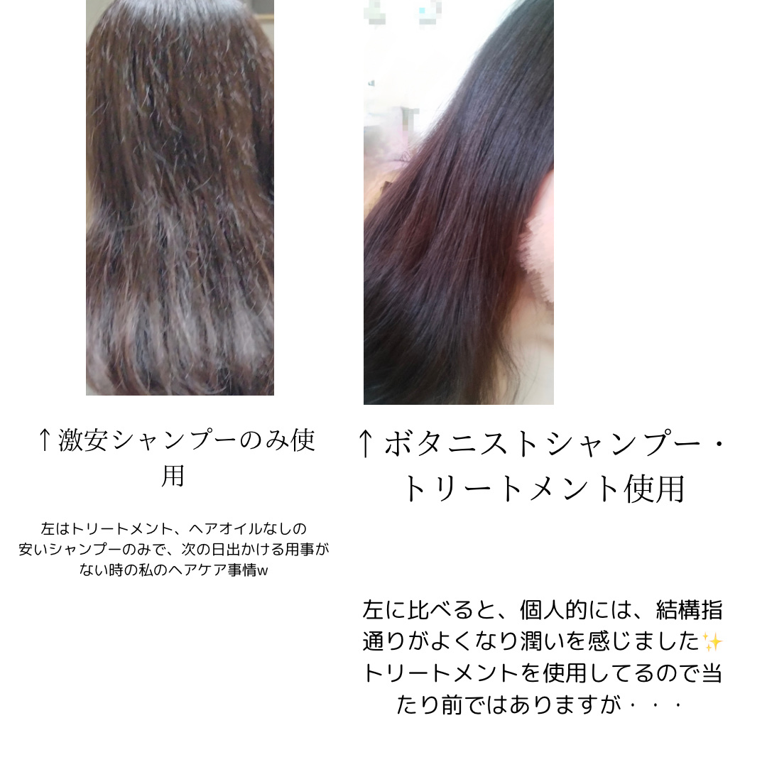 ボタニカルシャンプー・トリートメント アイスピーチティーの香り ダメージケア/BOTANIST/市販シャンプーを使ったクチコミ（3枚目）