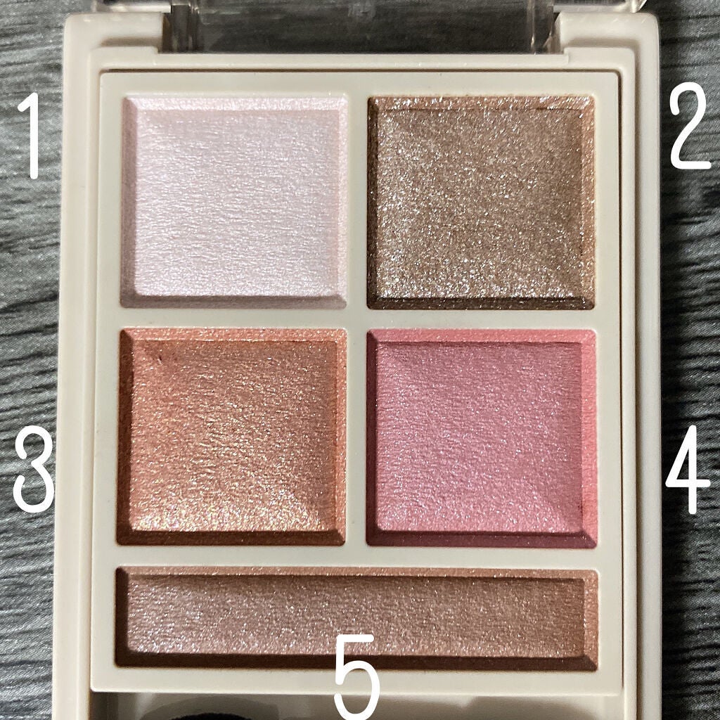 パノラマデザイン アイパレット/Visée/アイシャドウパレットを使ったクチコミ(2枚目)