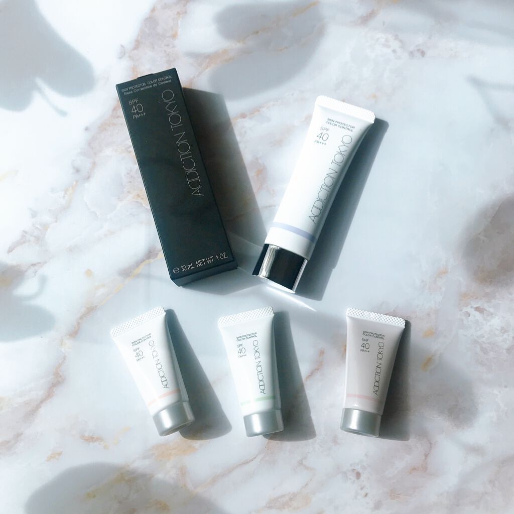 アディクション スキンプロテクター カラーコントロール SPF 40 PA+++/ADDICTION/化粧下地を使ったクチコミ(2枚目)