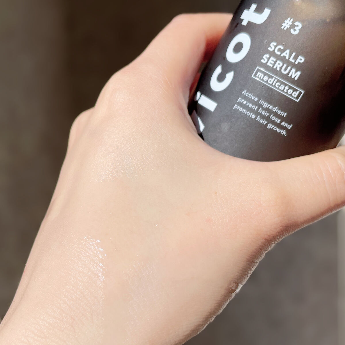 薬用スカルプセラム/wicot/頭皮ローションを使ったクチコミ（3枚目）