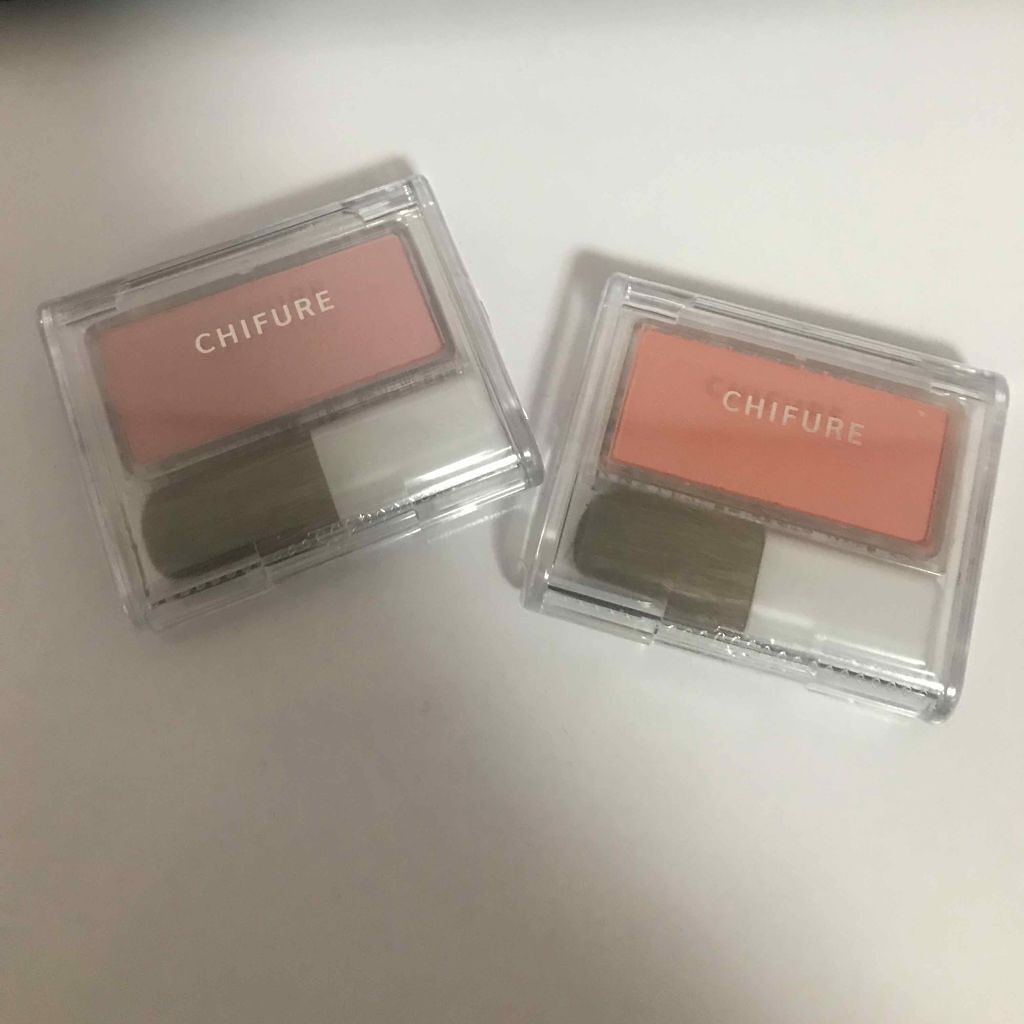 チーク カラー(ブラシ付)/ちふれ/パウダーチークを使ったクチコミ(1枚目)