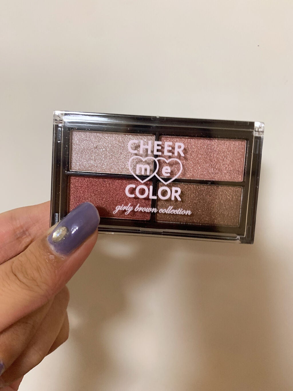 CHEER me COLOR アイシャドウ/セリア/アイシャドウパレットを使ったクチコミ(1枚目)