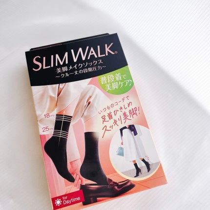 美脚メイクソックス/SLIMWALK/着圧ソックス・レギンスを使ったクチコミ(3枚目)